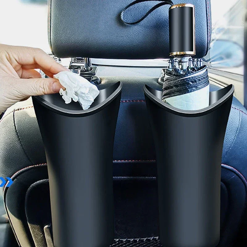 Car Umbrella Storage Box Versatile Space Saving Auto Umbrella Rack Holder Car Backseat Cup Holder Car Garbage Can