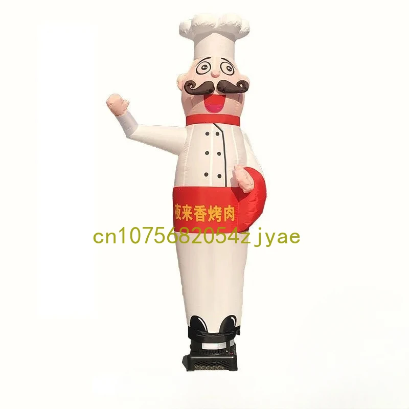 

3M Advertising Inflatable Chef Sky Dancer Lights Dancing Balloons Dolls Arches Tube Man Decoration shake hands custom text