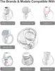 Wearable Breast Pump Accessories Silicone Flanges Breast Shield Valve Diaphragm Linker Collection Cup for S9 S10 S12 2