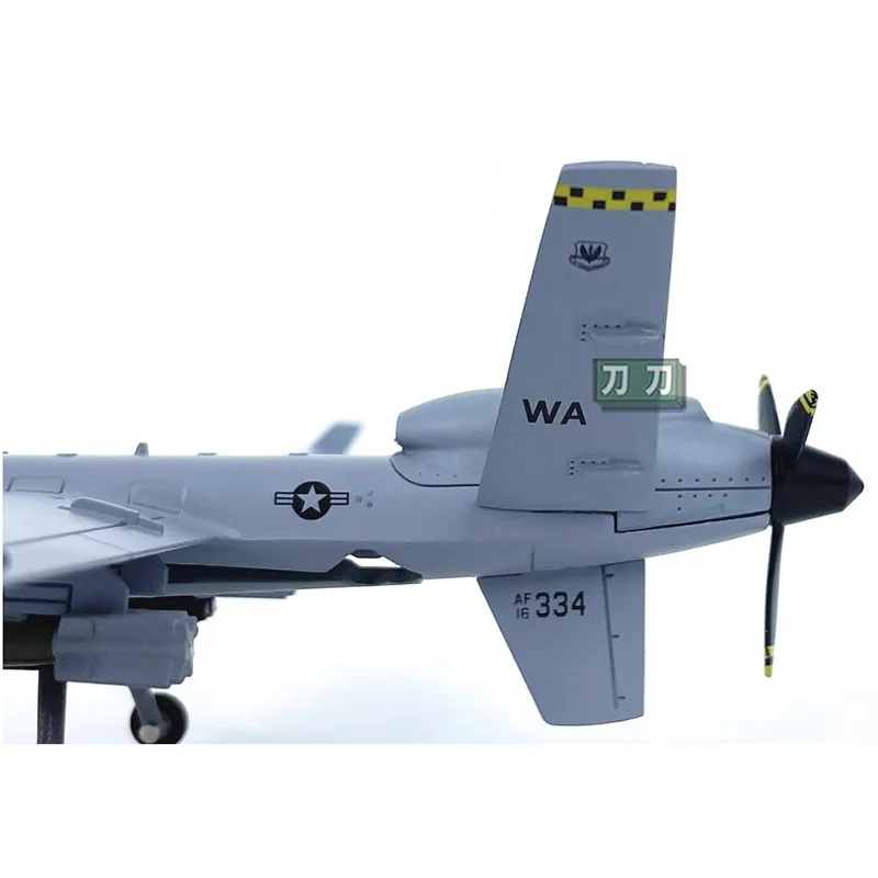 1:72 스케일 미국 MQ-9 정찰 공격 무인 항공기 모델 시뮬레이션 완제품 장식 수집 전시