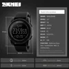 SKMEI 1257 Watches Multifunction Digital Watch reloj hombre Sport Watch Men Alarm Clock 5Bar Waterproof 6