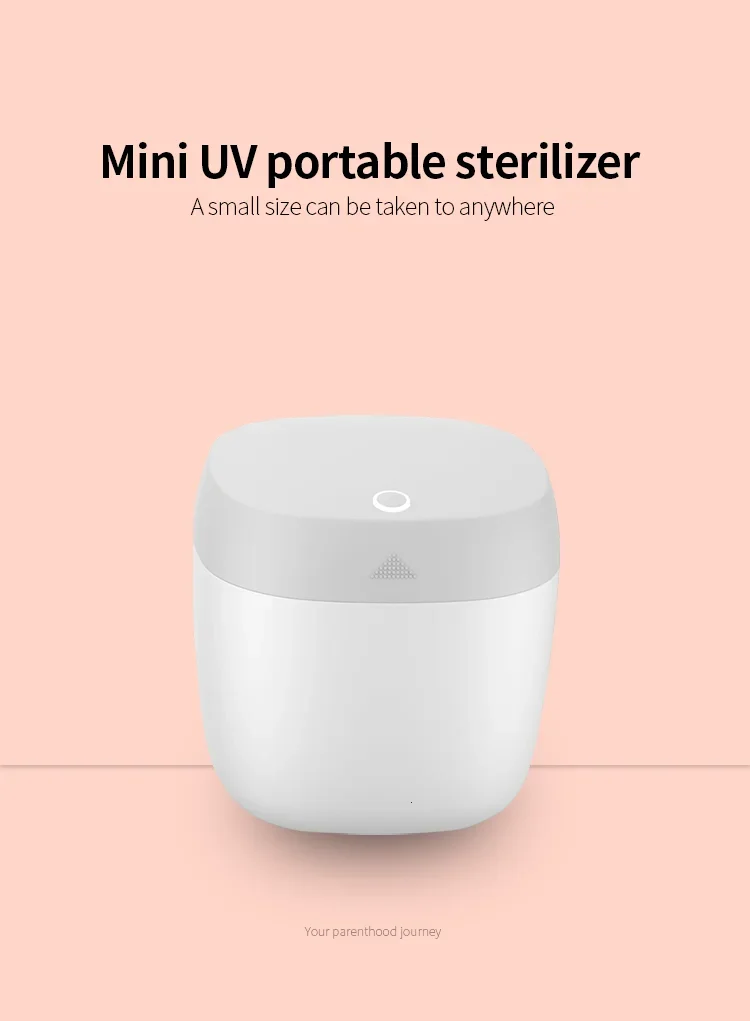 Small Pacifier Sterilizer UV Toothbrush Holder Cabin Money Electric Portable Uv Sterilizer for Pacifier