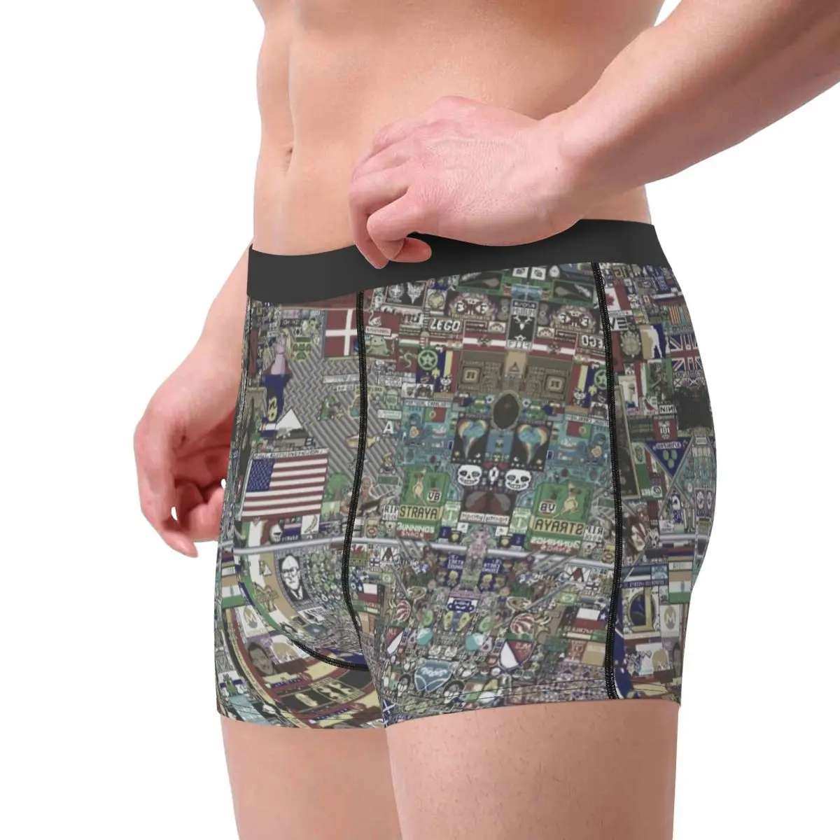 Reddit R Place Pixel Art Classic Underpants Breathbale Panties Man