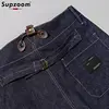 Supzoom New Arrival Top Fashion Autumn And Winter Casual Overalls Men's Fashionable Loose Fatty Multi-pocket Cargo Denim Jeans 6