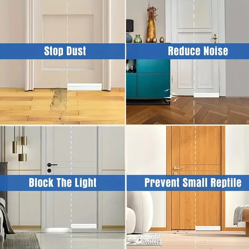 Under Door Weatherproof Seal Strip - Draft Stopper & Gap Blocker