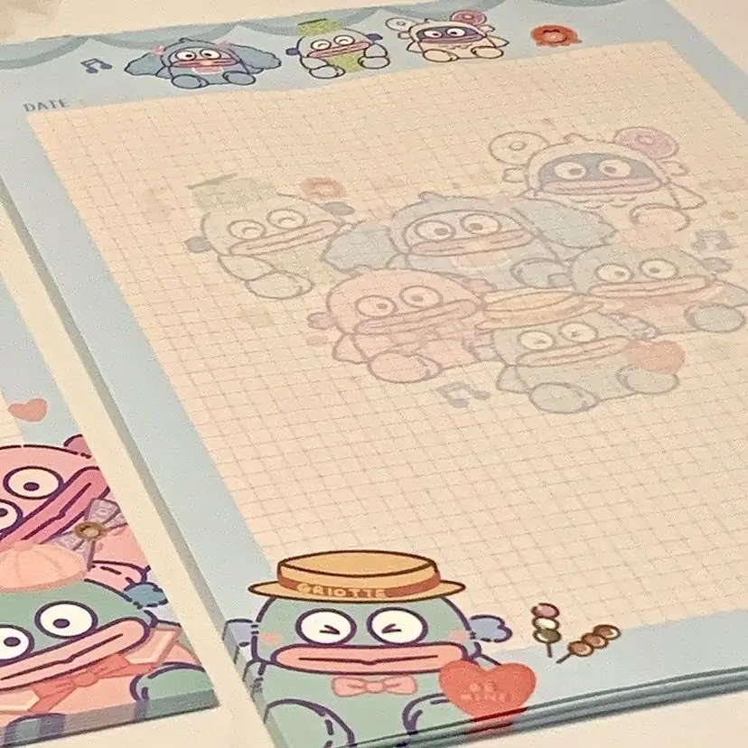 

Плюшевая кавайная мультяшная милая кукла Hangyodon Sanrio, блокнот B5 с зажимами для бумаги, аниме плюшевые игрушки для девочек, детские игрушки, подарок на день рождения