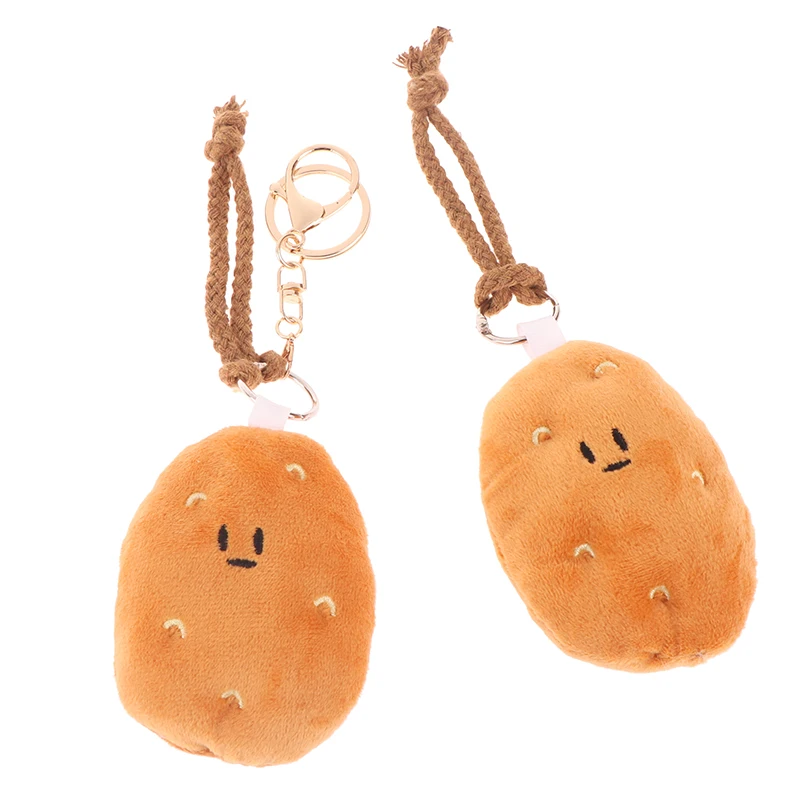 

Creative Cute Plush Potato Key Chain Cartoon Stuffed Soft Vegetable Doll Pendant Keyring Kawaii Fluffty Toy Bag Car Keyholder