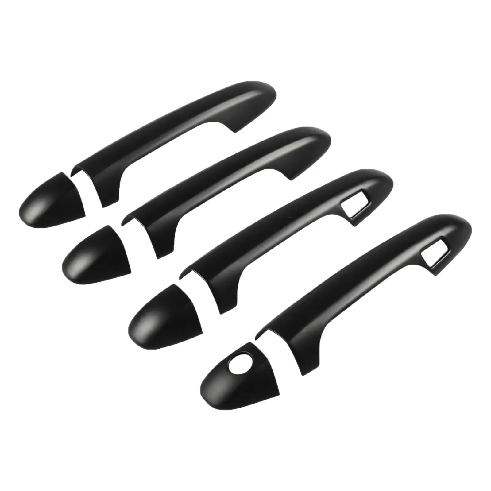 4Pcs Exterior Door Handle Cover Black Door Handle Protectors for Tacoma