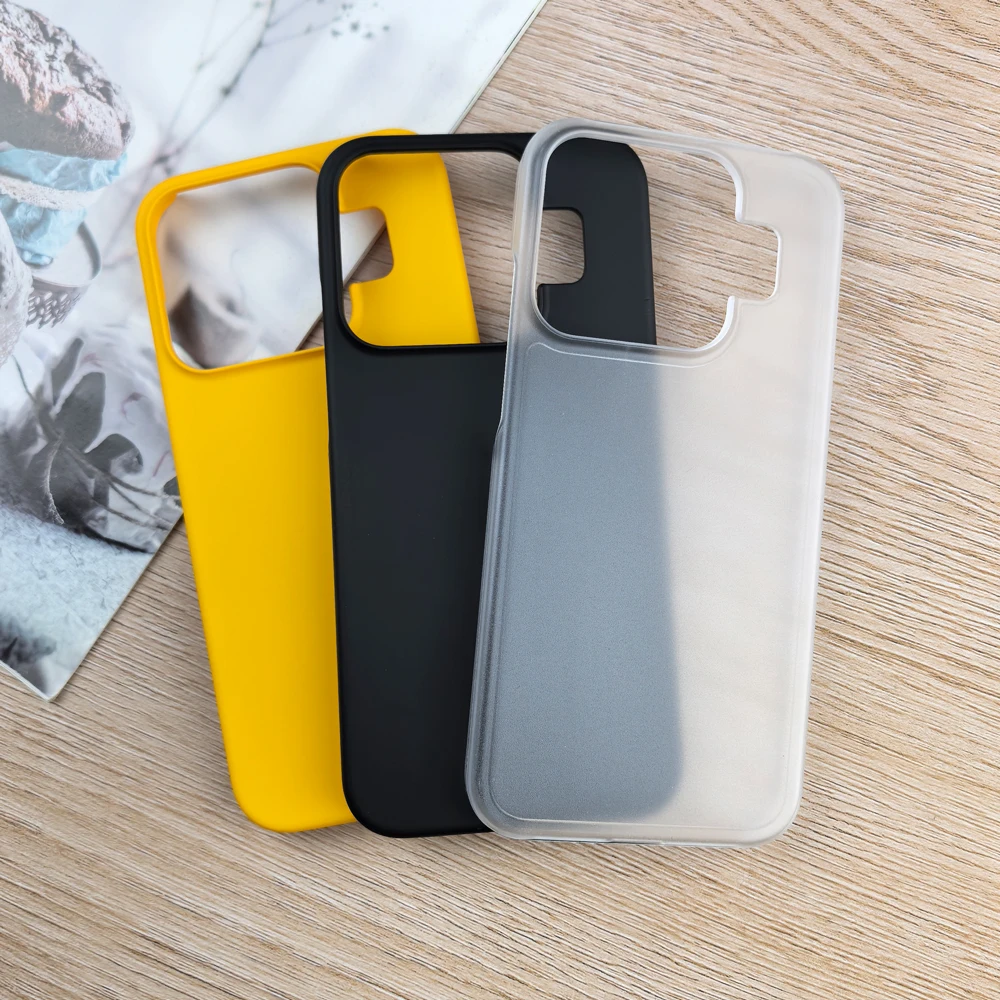 Ultra-Thin Matte Hard Phone Case - Anti-Fingerprint PC Back Cover
