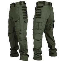 New Tactical Camo Cargo Pants Mens Multiple Pockets Waterproof Outdoor Training Overalls Field Combat Trousers Hunting Clothes 1