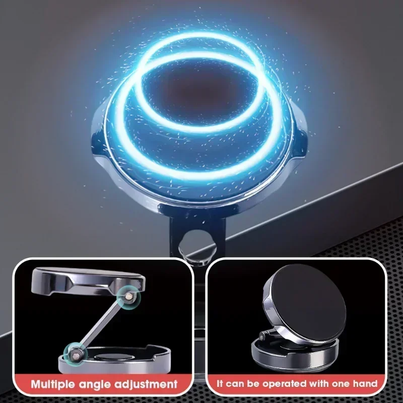 Magnetic Car Phone Holder Strong Zinc Alloy Mount