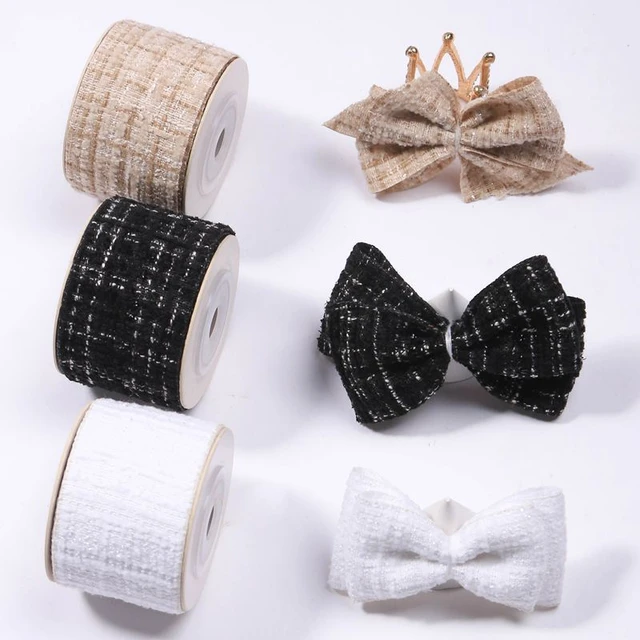 Ribbons for Crafts Wrapping Ribbon Fabric Ribbon Hair Ribbons for Girls Craft Ribbon Decorative Ribbon Fabric Trim Bow Making Supplies Bow Ribbon