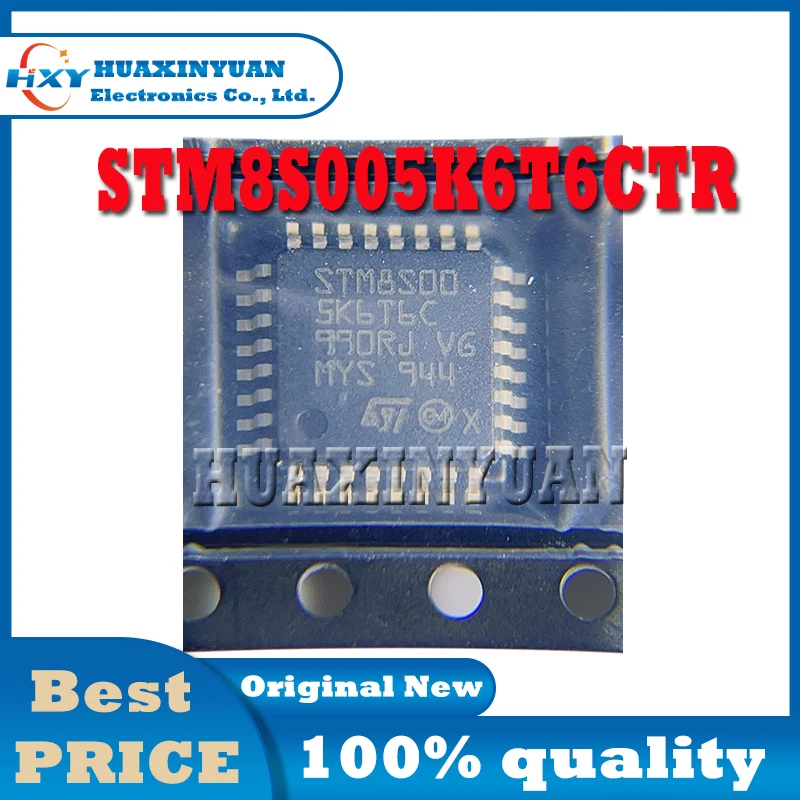 

1 шт./партия STM8S005K6T6CTR STM8S005K6T6C STM8S005K6T6 STM8S005K6T STM8S005K6 STM8S005K STM8S0 Новый и оригинальный Ic чип