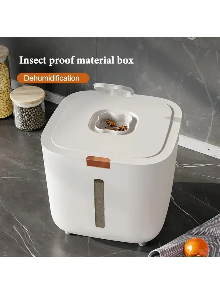 5/10KG Storage Kitchen Container Storage Box with Lid Insect Proof Moisture Proof Rice Box Grain Sealed Jar Kitchen Container