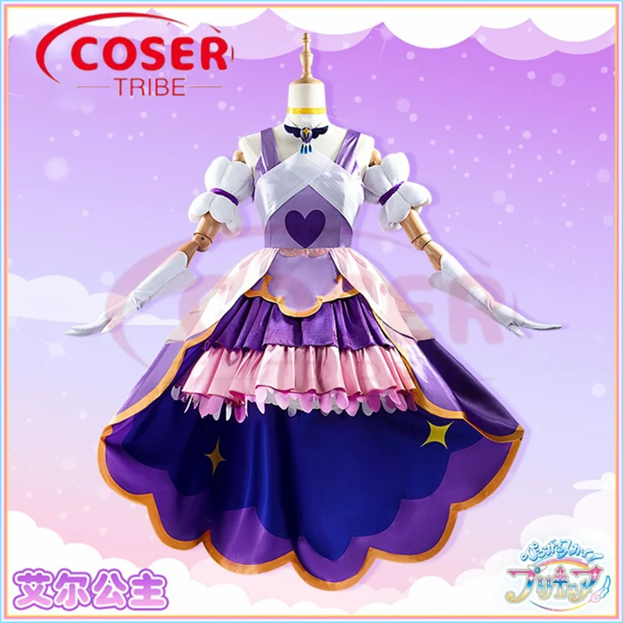 

COSER TRIBE Anime Game Hirogaru Sky Ellee Ceremonial Dress Halloween Carnival Role CosPlay Costume Complete Set