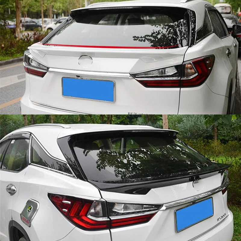 

For Real Carbon Fiber Spoiler Wing Lexus RX200t/300/450h Car Rear Window Lip Tail Accessories Body Kit 2016-2020 Year