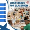 12/20Pcs Stretchy Chair Bands Classroom Chair Bands Desk Straps Bands Colorful Chair Bands For Kids With Fidgety Feet ADHD 4