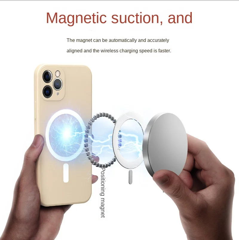 

Liquid Silicone Phone Case for IPhone12 Magnetic Phone Case IPhone13 IPhone11 All-Inclusive Phone Case Iphone 11 Pro Case