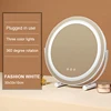 Bathroom Makeup Mirror Lights Lighted Cosmetic Vanity Mirror with Led Lights for Dressing Portable Vanity Mirror Light Round 5