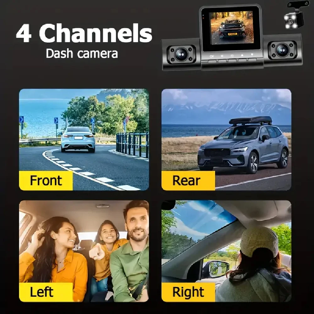 4-Channel HD Dash Cam 3