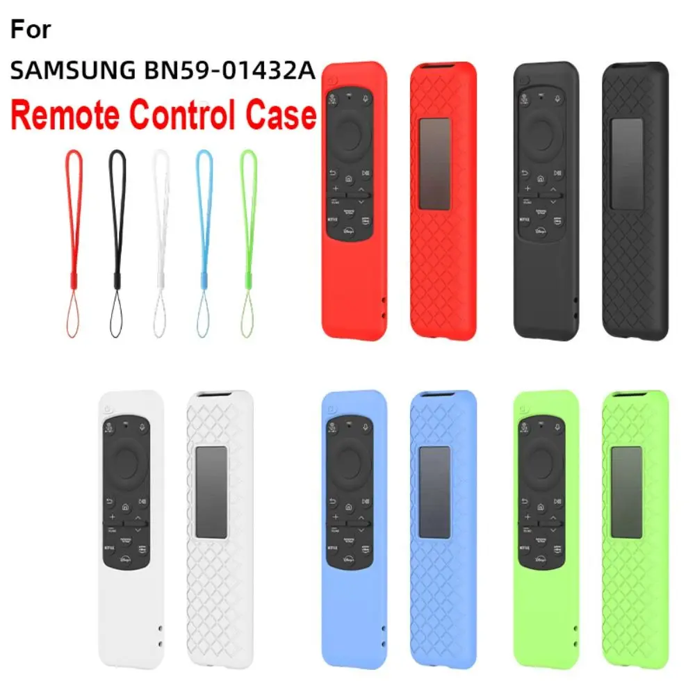 삼성에 적합한 BN59-01432A 실리콘 보호 케이스, 리모컨 커버, 소프트 충격 방지 보호 쉘, 세척 가능