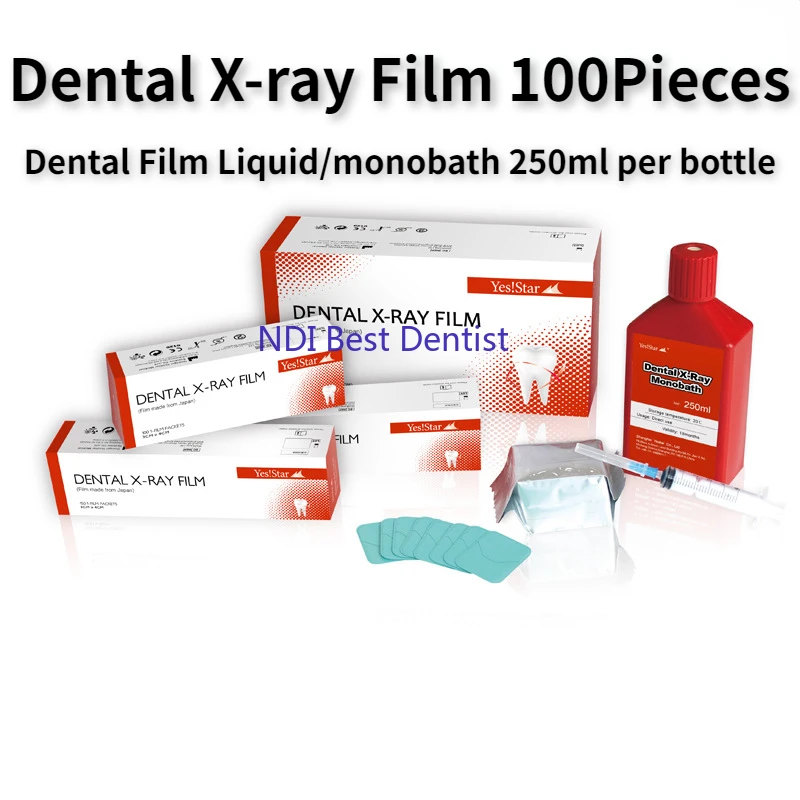

Dental Imaging Materials Yes Films Dental Tablets Dental X-ray Film 100 Tablets Plus Monobath Solution Set for Dental Imaging
