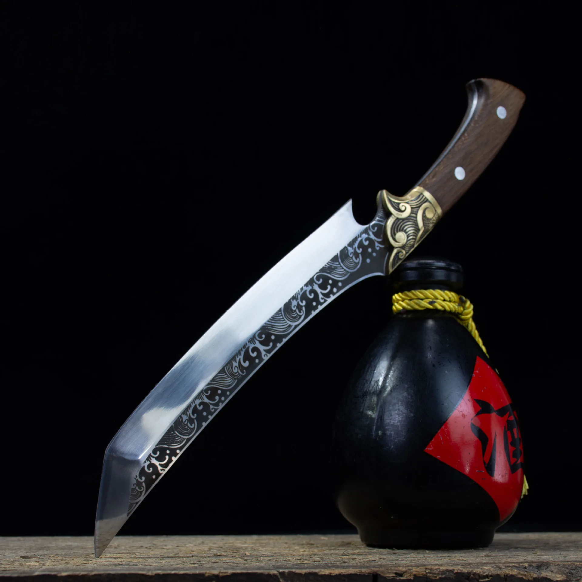 9 Inch Sashimi Knife 7Cr17MoV Steel Sharp Slicing Salmon Sushi Ham Filleting Cleaver Fish Kitchen Kn
