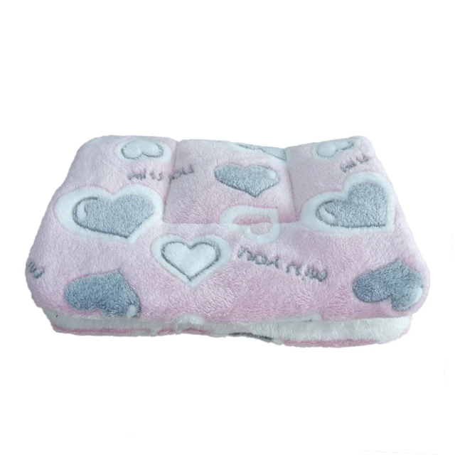 Dog Bed Thickened Dog Mat Pet Cat Soft Fleece Pad Blanket Bed Mat Cushion Home Washable Rug Keep Warm Pet Supplies cama perro 3