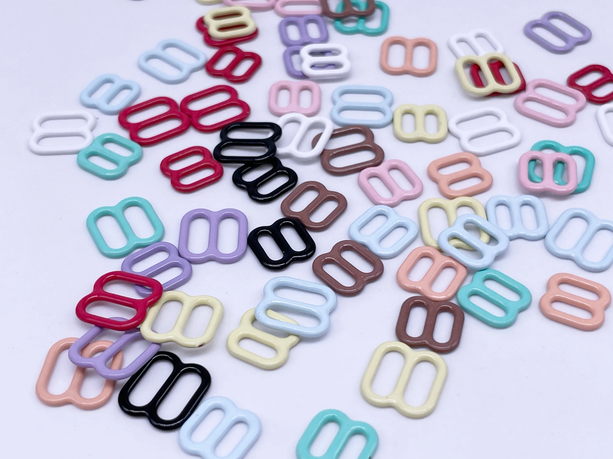 B034 Color Collection shape 6mm 8mm Mini Buckles Sewing Craft