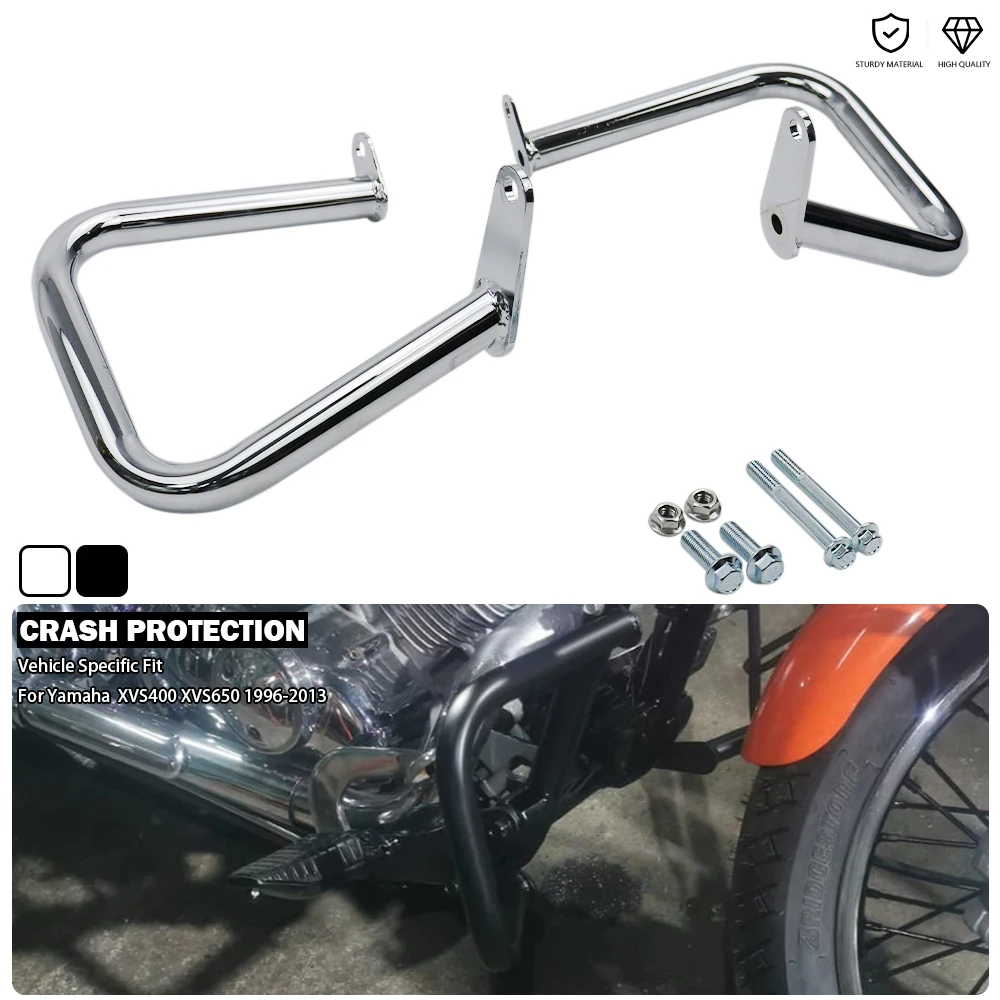 Engine Crash Protection Bar Frame Bumper Falling Protector Fit Yamaha V-Star Dragstar 400 650 XVS650 Classic XVS400 Custom motorcycle accessories