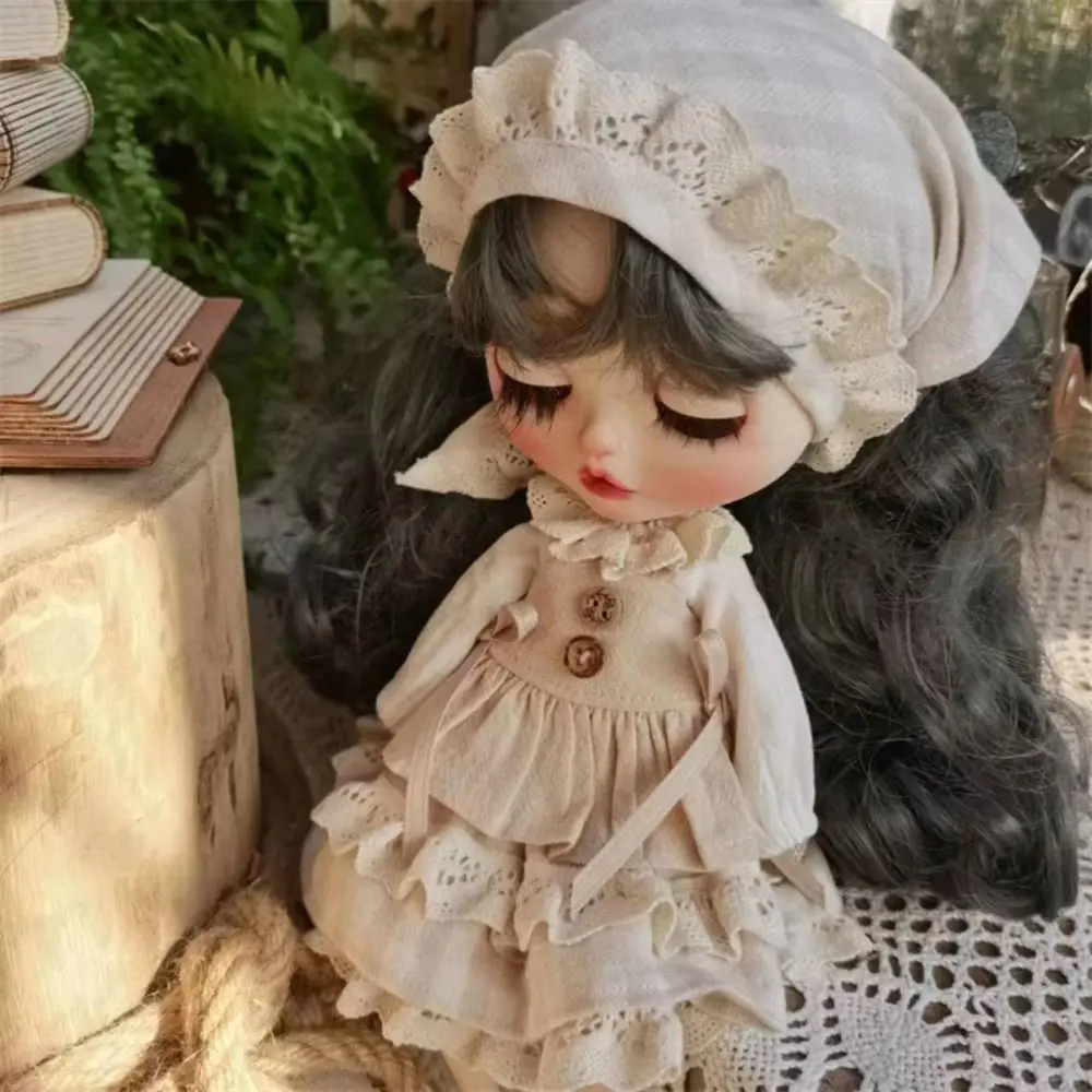 Cute Mini Lace Doll Skirt Clothes Set for ob22 ob24 Azone Dolls