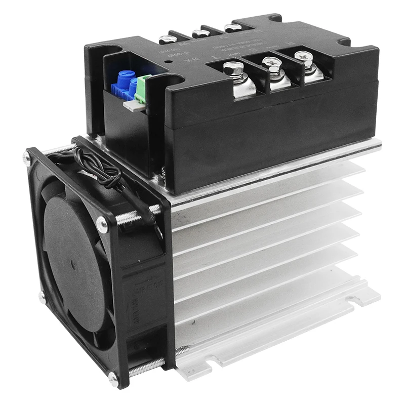 380V three-phase motor soft starter module controller 1KW-12KW slow starter (Module radiator fan)
