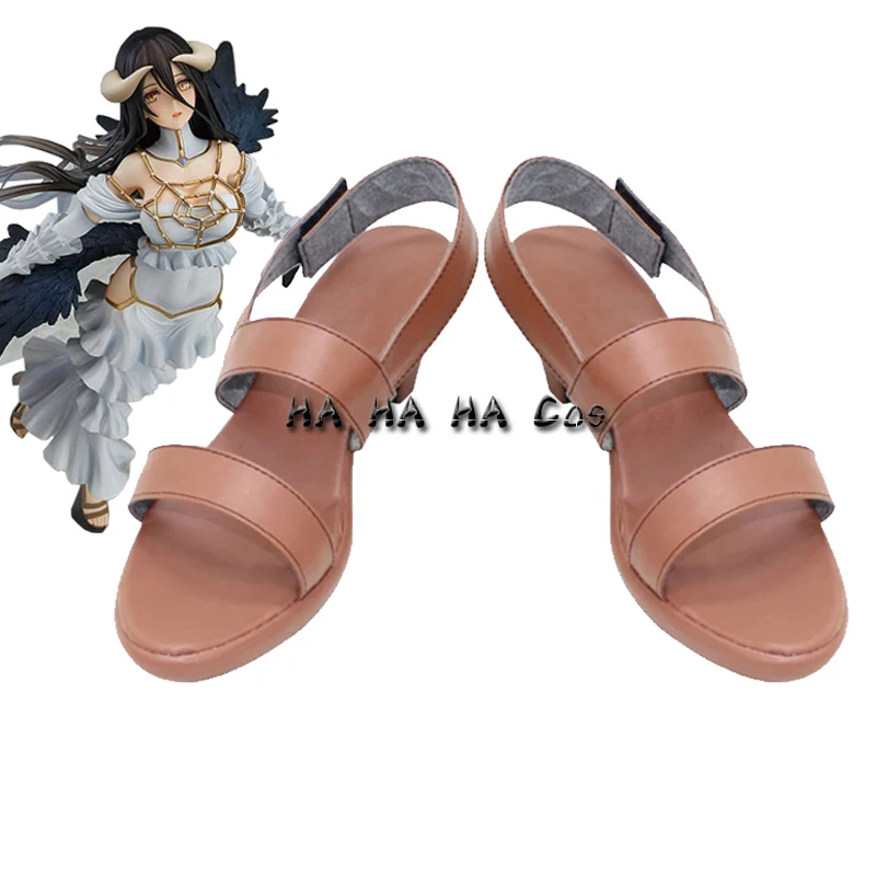

Anime Overlord Albedo Cosplay Shoes Boots Custom Made Cosplay Costume For Women Halloween Christmas Fancy Party Accessories