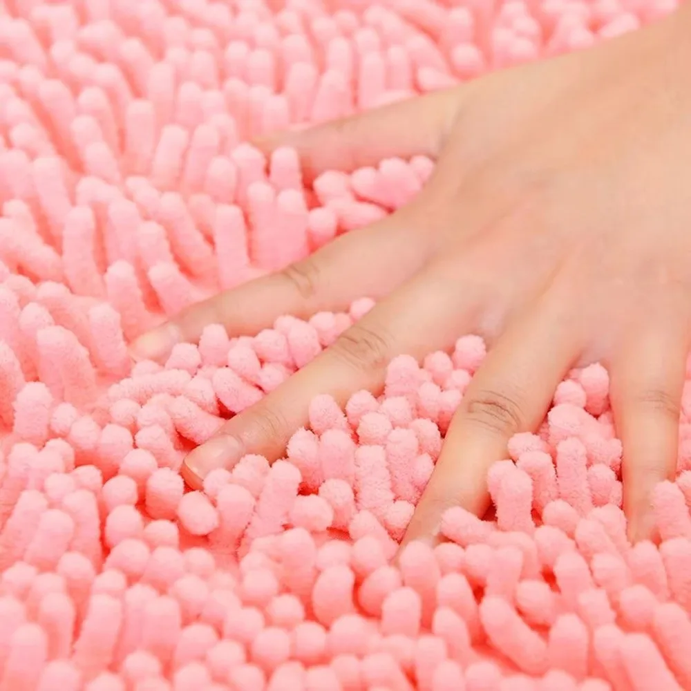 Neue 40*60 cm Badematte Chenille Anti Mold Anti Slip Badematte Maschine Waschbar Extra Weiche Super saugfähige Badematte – Detail 6