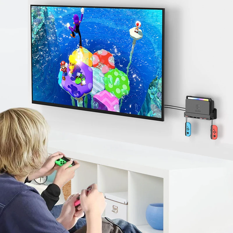 LINGYOU Wand Halterung für Nintendo Switch & Schalter OLED mit 6