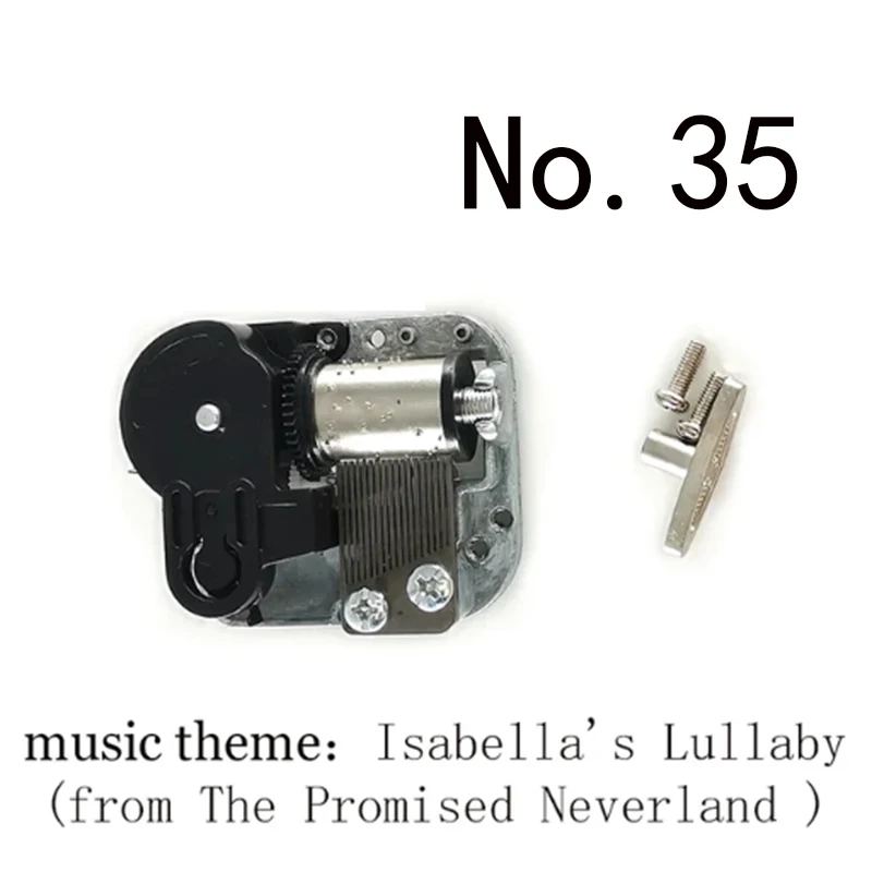 My Sunshine DIY Anime Music Movement 18 Note Wind Up Mechanical with Screws Cute Birthday Gifts 3
