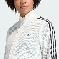 Adidas Authentic Three Leaves Veste de sport respirante en tricot à col montant pour femme KC6496 4