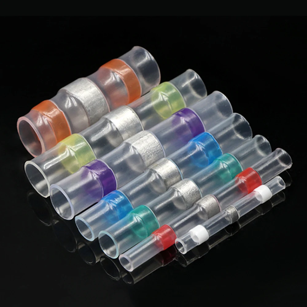 Guarnizione A Saldare Impermeabile Termorestringente Butt Wire Connettore Connettori Per Cavi Terminali Elettrici Connettori Per Cavi Isolati Terminal