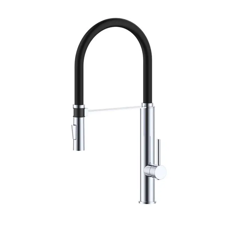 

Magnetic kitchen faucet bracket silicone hose cold and hot water ceramic valve core all copper household accessories