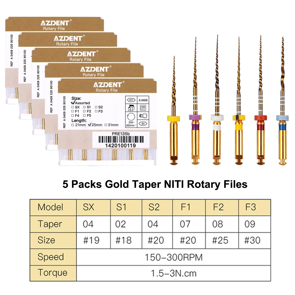 Gold Taper NITI File