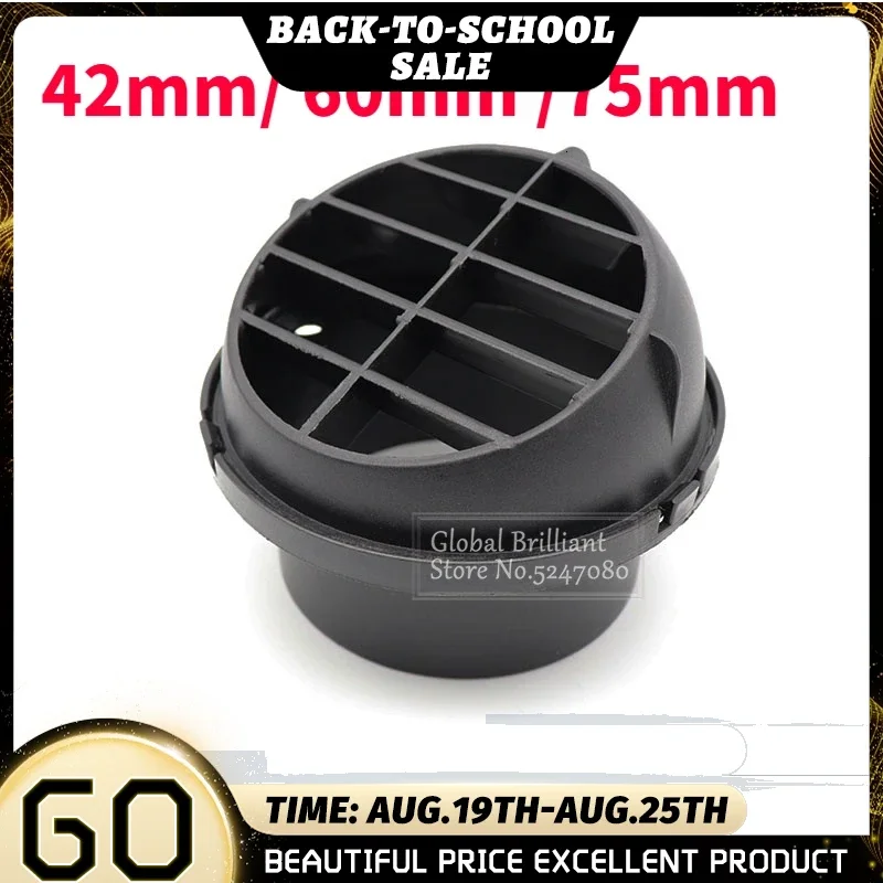 75mm 60mm 42mm Warm Heater Parking Heater Air Vent Car Air Outlet Directional Rotatable for Webasto Truck Auto Parts