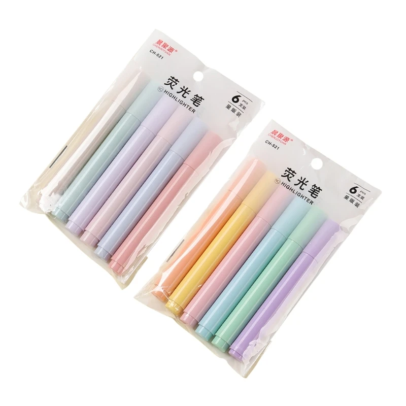 

OFBK Highlighter Pens with Tip Long-lasting Suitable for School & Office 1 set