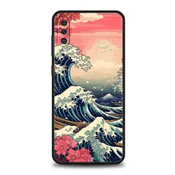 Stylish Blue Wave Phone Case Cover - Samsung A30  A20 (A1)