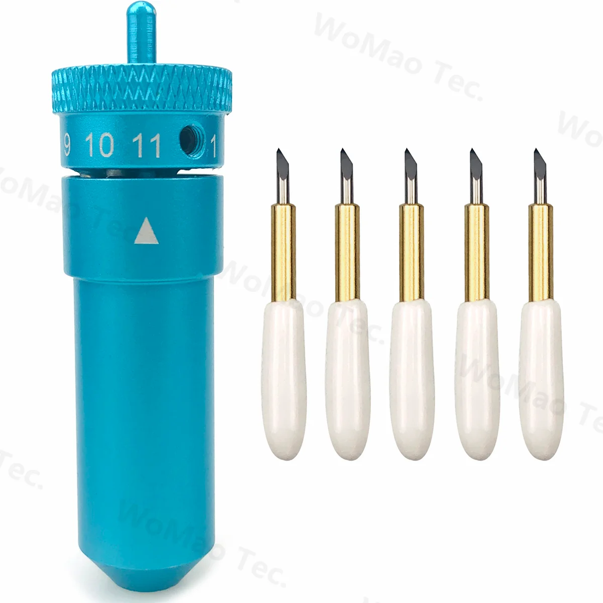 5Pcs Plotter Deep Point Deepcut Blades E 1Pc Holder Per Graphtec Silhouette Cameo 3 2 1 Cb09 Cb15 Alta Qualità