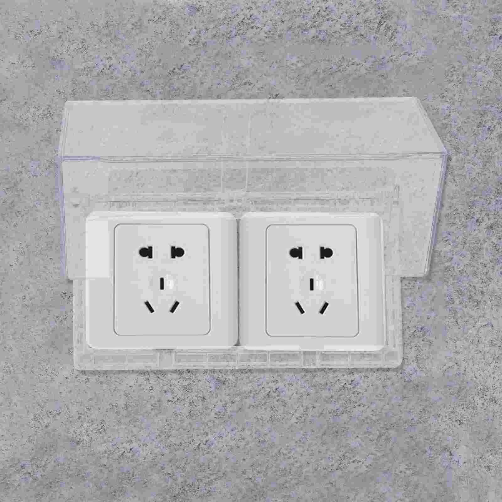 Plug Protector Outdoor Weatherproof Use Outlet Cover 2 Gang Socket Protective Panel Box Waterproof socket protective cover