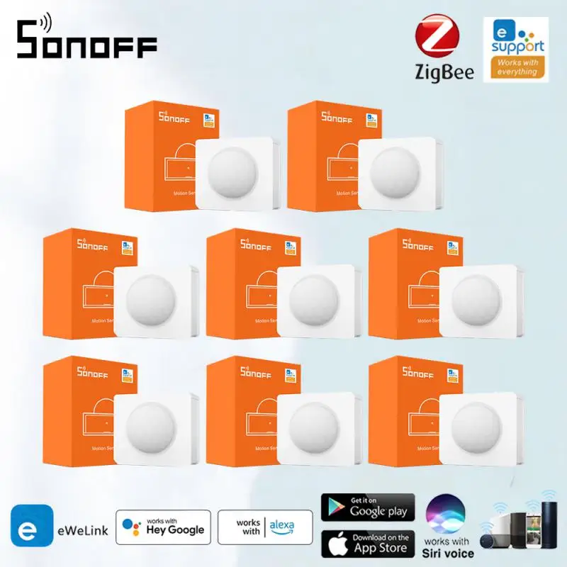 

Датчик движения SONOFF SNZB-03 ZigBee 3,0 PIR, инфракрасный детектор присутствия человеческого тела, смарт-движение EWeLink через Alexa Google Home