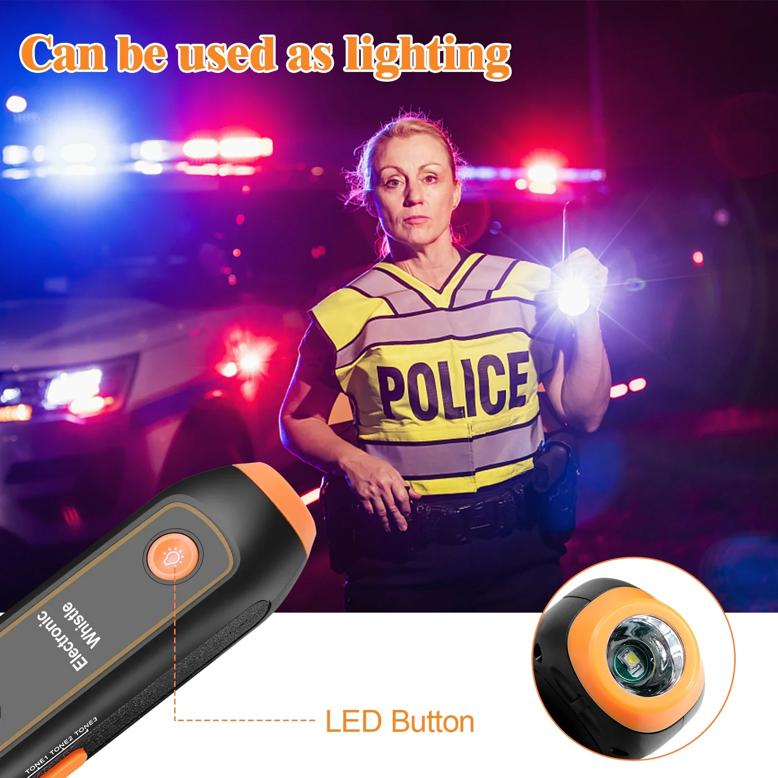 Game Training Whistles with Lanyard Handheld Electronic Whistles High Volume Outdoor Camping Hiking Tool for Coaches Referees 2