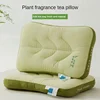 New herbal tea fragrance pillow core home cervical spine shaped pillow adult pillow core to help sleep without collapsing 2