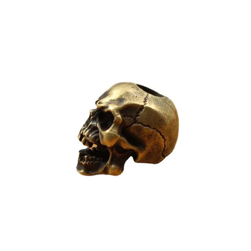 nbeads Europese Gespen Messing 4,5 x 2,3 x 1,35 cm Antieke Bronzen Armband Gespen Bear Hoofd Hanger Voor EDC Gevlochten Touw Hanger Gesp Sleutelhanger, Gat: 1,1 x 0,65 cm