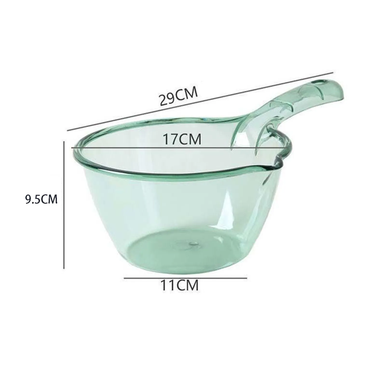 Kitchen Water Scooping Spoon Heavy Duty Washing Spoon for Household Accessories